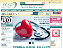 Tablet Screenshot of danleemedical.com